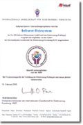 Certifikát IGEF - minimum elektrosmogu